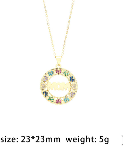 MAMA Rhinestone Necklace | Mother's Day Gift