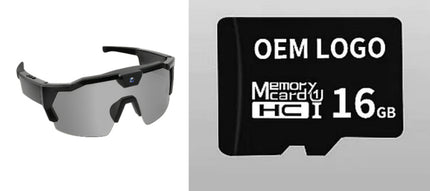 AI Smart Riding Glasses with Built-In Camera – Multiple Lens Types & Storage Options