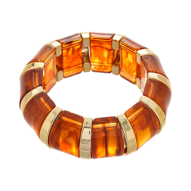 Women's Acrylic Blooming Pattern Bracelet – 9 Unique Designs