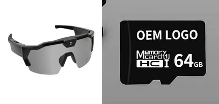 AI Smart Riding Glasses with Built-In Camera – Multiple Lens Types & Storage Options