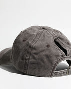 Washed ponytail cap/Curry / Adjustable