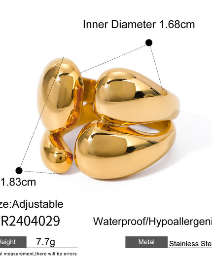 Alexis Sculptural Statement Ring