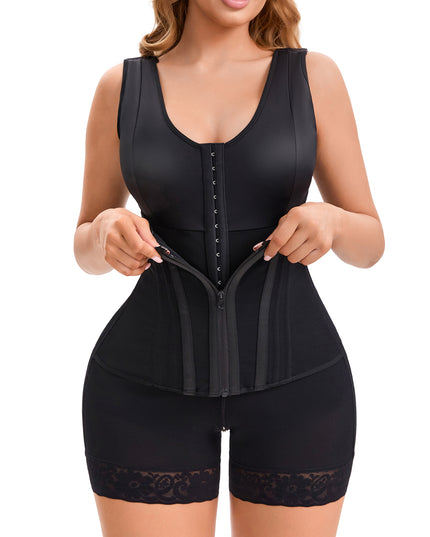 Fajas Colombianas Overbust Shapewear – 11 Steel Bones, Tummy Control, Butt Lifter, S–3XL