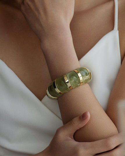 Women's Acrylic Blooming Pattern Bracelet – 9 Unique Designs