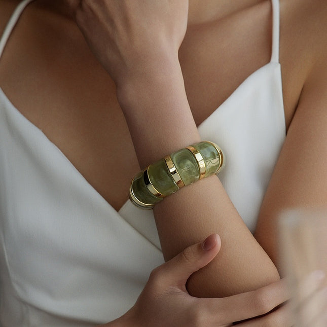 Women's Acrylic Blooming Pattern Bracelet – 9 Unique Designs