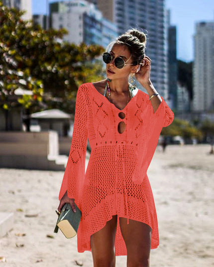 Women's Beach Cover-Up Long Dress – 10 Colors, One Size