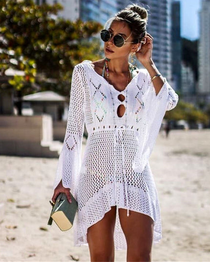 Women's Beach Cover-Up Long Dress – 10 Colors, One Size