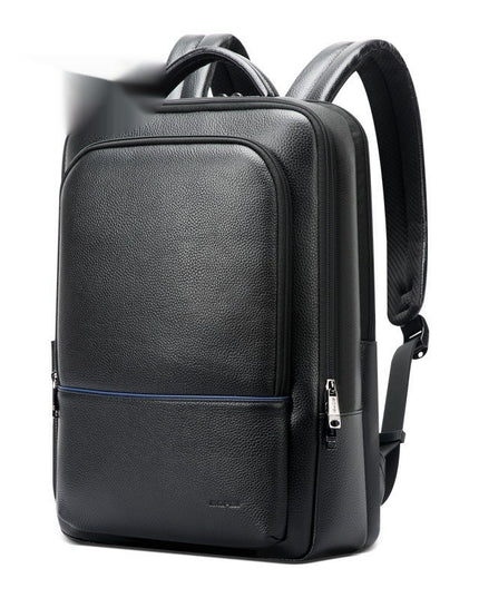 Men's Genuine Leather Business Commuter Backpack