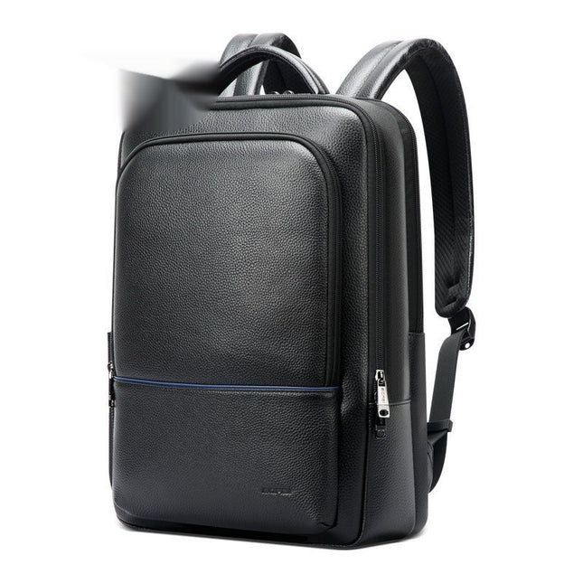 Men's Genuine Leather Business Commuter Backpack