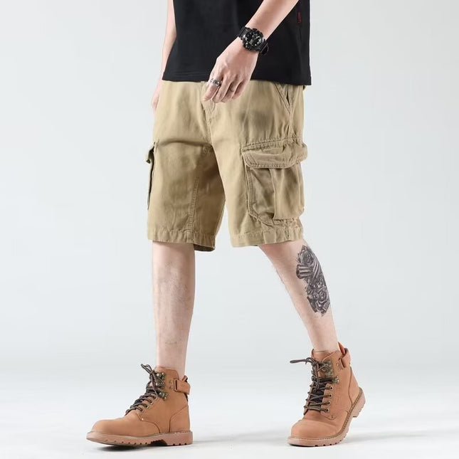 Men's Cargo Overalls Shorts – Relaxed Fit, Summer Ready