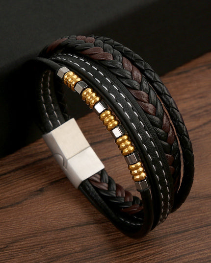 Men's Stainless Steel Magnetic Buckle Bracelets