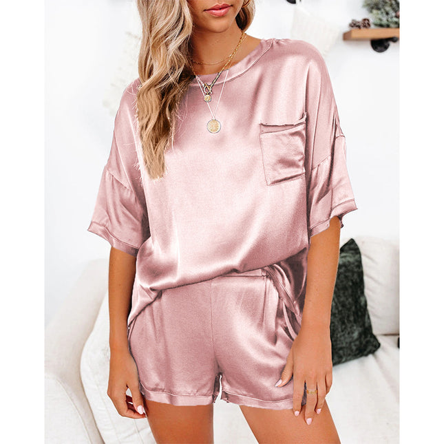 Women's Pajama Set Short Sleeve Sleepwear