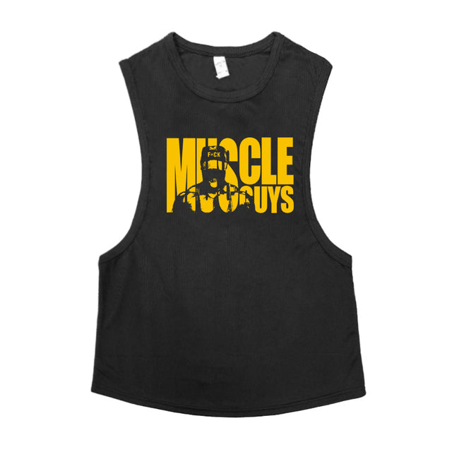 Men's Fast-Dry Gym Exercise Vest – Loose Fit, 6 Colors, M–XXL