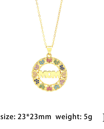 MAMA Rhinestone Necklace | Mother's Day Gift