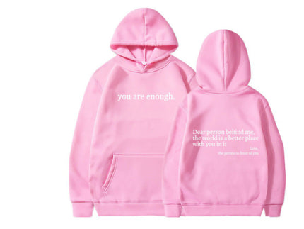 "Dear Person Behind Me" Sentiment Hoodie – Unisex Pullover