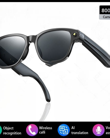 L801 AI Smart Glasses – 8MP Camera, Bluetooth Calling, AI Translation, Blue Light Blocking