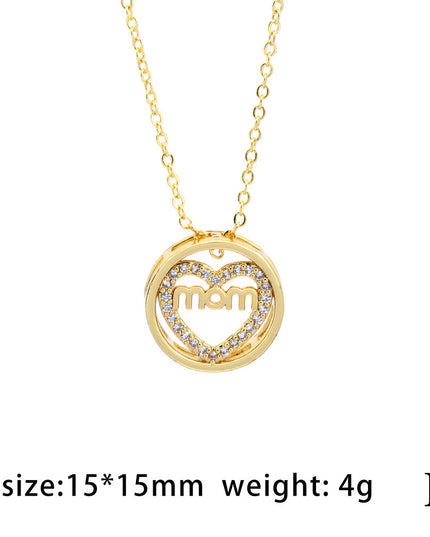 MAMA Rhinestone Necklace | Mother's Day Gift