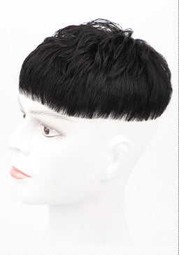 Human Hair Men's Hairpiece – Natural Coverage Topper