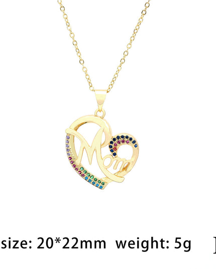 MAMA Rhinestone Necklace | Mother's Day Gift