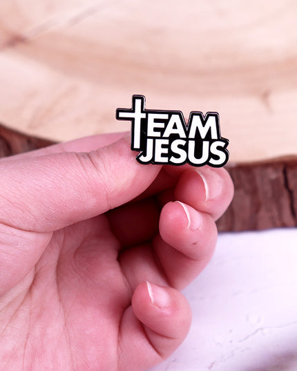 Jesus Enamel Pin Badge – Faith Brooch for Men & Women