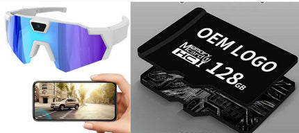 AI Smart Riding Glasses with Built-In Camera – Multiple Lens Types & Storage Options