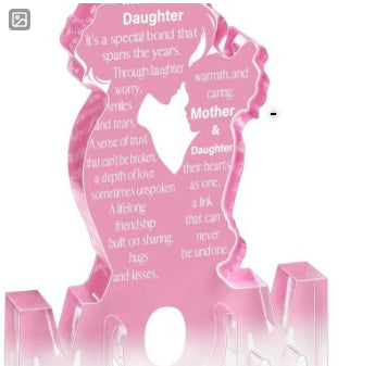 Heart-Shaped Mother And Daughter Ornament | Mother's Day & Father's Day Gift