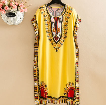 Women's 3D Floral Hooded Dress – Cotton Silk, 10 Colors, One Size