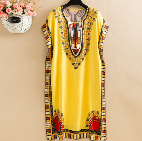 Women's 3D Floral Hooded Dress – Cotton Silk, 10 Colors, One Size