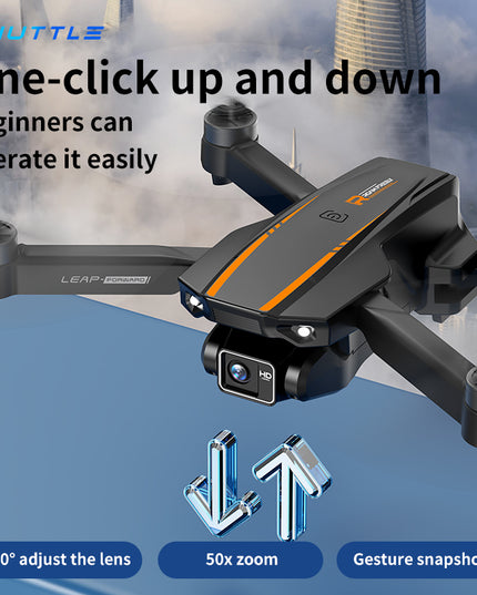 H31 Foldable VR Drone With 360 Flip Camera Adjustable HD Optics Altitude Control Dual Batteries 8-10 Min Flight Bundle Drone Ads Rc Plane
