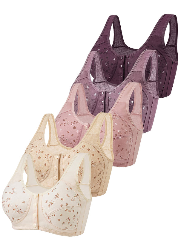 5 Pack Women's Wide Strap Bras