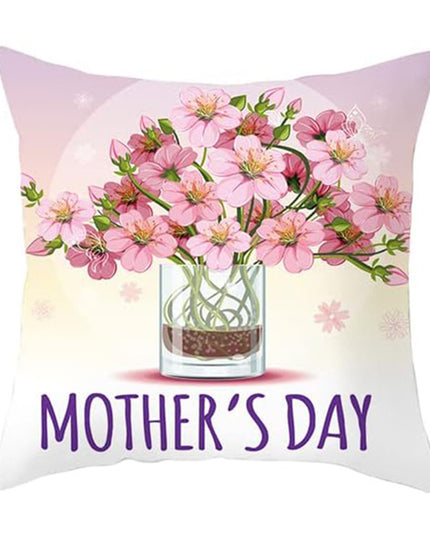 Mother's Day Heart Printing Throw Pillowcase