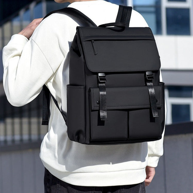 Men's Minimalist Waterproof Travel Backpack – 36–55L, Nylon, 3 Colors