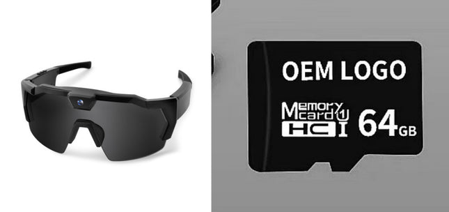 AI Smart Riding Glasses with Built-In Camera – Multiple Lens Types & Storage Options