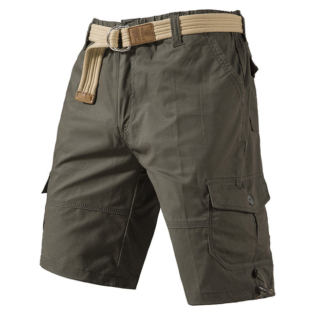 Men's Cotton Casual Shorts – Relaxed Fit, Extended Sizes M–5XL