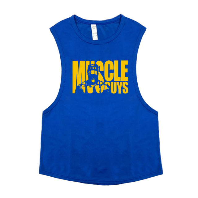 Men's Fast-Dry Gym Exercise Vest – Loose Fit, 6 Colors, M–XXL