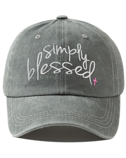 Simply Blessed Embroidered Baseball Cap