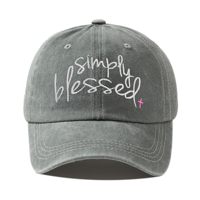 Simply Blessed Embroidered Baseball Cap