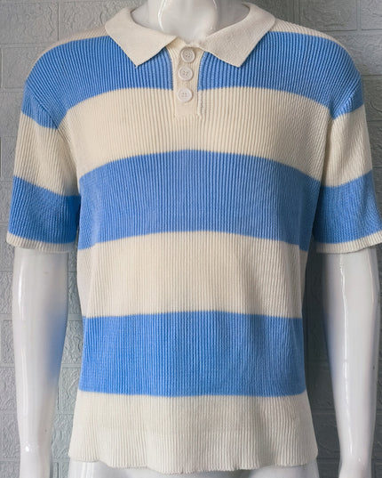 Men's Short-Sleeve Color-Block Shirt– Slim Fit