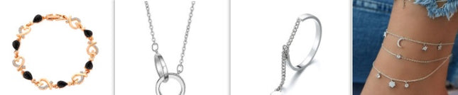 Women's Rhinestone Crystal Bracelet – 4 Colors + Gift Set