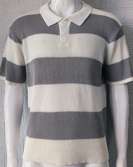 Men's Short-Sleeve Color-Block Shirt– Slim Fit