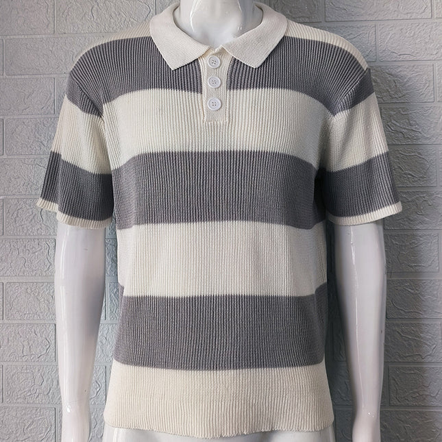 Men's Short-Sleeve Color-Block Shirt– Slim Fit