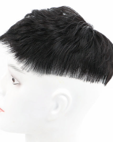 Human Hair Men's Hairpiece – Natural Coverage Topper