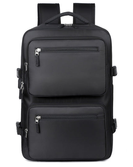 Mens Large-Capacity Business Backpack With Dry-Wet Separation Compartments