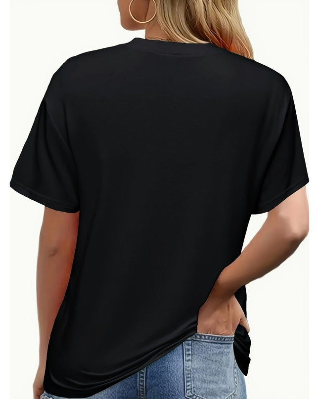 Women's Christian Faith Graphic T-Shirt – Black, Sizes S–XXL