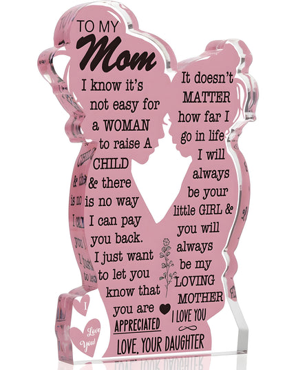 Heart-Shaped Mother And Daughter Ornament | Mother's Day & Father's Day Gift