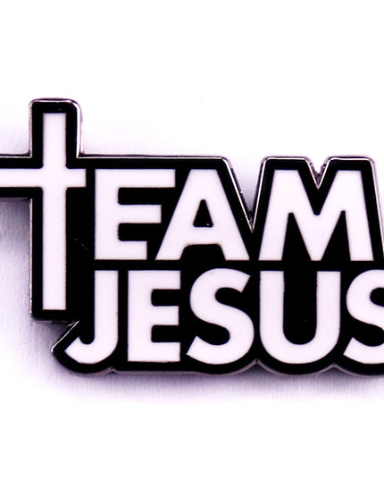 Jesus Enamel Pin Badge – Faith Brooch for Men & Women