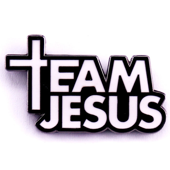 Jesus Enamel Pin Badge – Faith Brooch for Men & Women