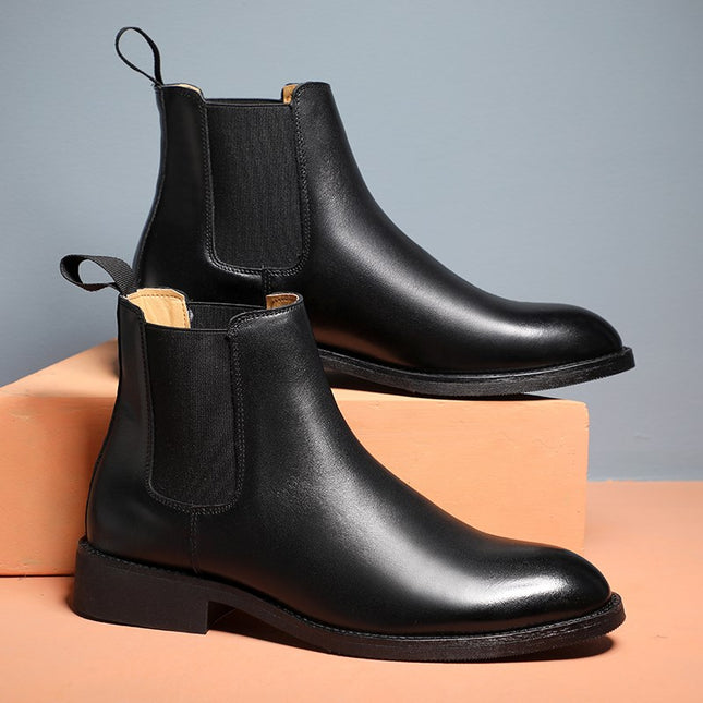 Men's Elegant Faux Leather Boots