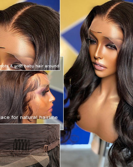 Body Wave Lace Front Wig – 100% Human Hair | 4x4 & 13x4 Lace