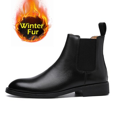 Men's Elegant Faux Leather Boots